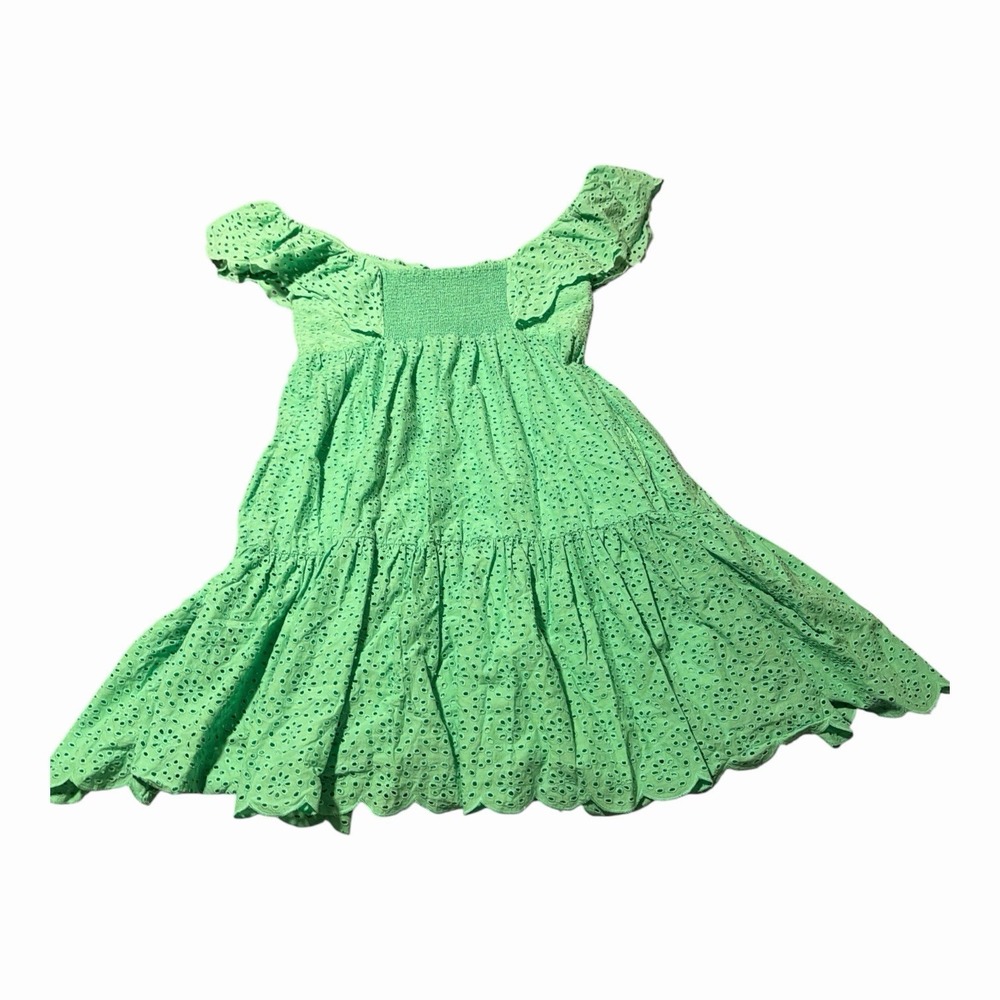 $238 Lilly Pulitzer ASTERIA DRESS Cabana Green Daisy Dreams EYELET 8 Dress - Picture 14 of 16